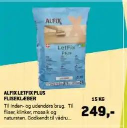 XL-BYG ALFIX LETFIX PLUS FLISEKLÆBER tilbud