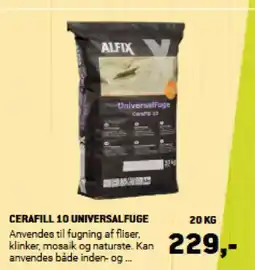XL-BYG CERAFILL 10 UNIVERSALFUGE tilbud