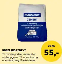 XL-BYG NORDLAND CEMENT tilbud