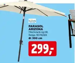 jem & fix PARASOL ARIZONA tilbud