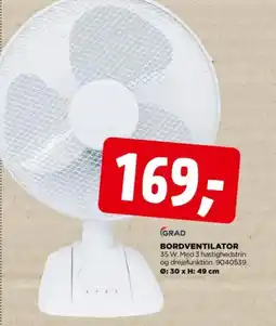 jem & fix GRAD BORDVENTILATOR tilbud