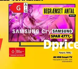 Power SAMSUNG 4K HDR Smart TV tilbud