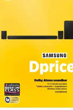 Power SAMSUNG Dolby Atmos soundbar tilbud