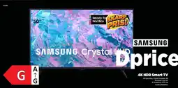 Power SAMSUNG Crystal 4K HDR Smart TV tilbud