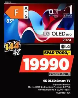 Power LG 4K OLED Smart TV tilbud