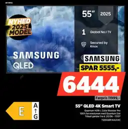 Power SAMSUNG 55" QLED 4K Smart TV tilbud