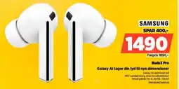 Power SAMSUNG Buds3 Pro Galaxy Al tager din lyd til nye dimensioner tilbud