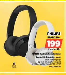 Power PHILIPS TAH3209 Bluetooth-hovedtelefoner tilbud