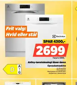 Power Electrolux AirDry-tørreteknologi åbner døren tilbud