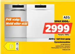 Power AEG AirDry - tørt hver gang Opvaskemaskine tilbud