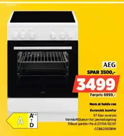 Power AEG Nem at holde ren Keramisk komfur tilbud