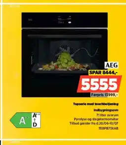 Power AEG Topserie med touchbetjening Indbygningsovn tilbud