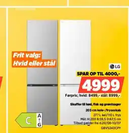 Power LG Skuffer til kød, fisk og grøntsager tilbud