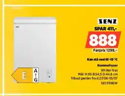 Power XENZ Kan stå ned til -15 °C tilbud