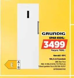 Power GRUNDIG Kan stå i -15°C tilbud