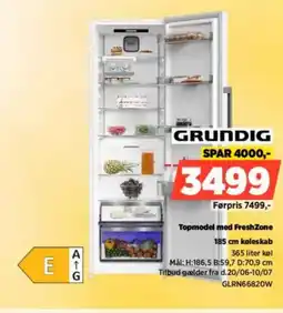 Power GRUNDIG Topmodel med FreshZone tilbud