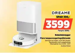 Power DREAME Robotstøvsuger Flere tæpperengøringstilstande tilbud