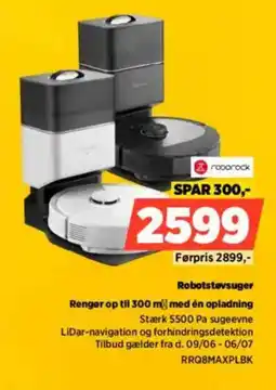 Power Roborock robotstøvsuger tilbud