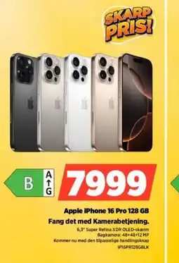 Power Apple iPhone 16 Pro 128 GB tilbud