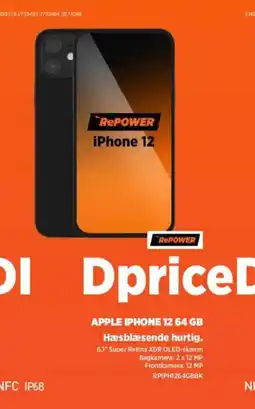 Power APPLE IPHONE 12 64 GB Hæsblæsende hurtig. tilbud