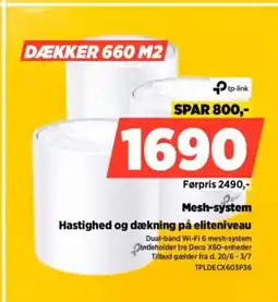 Power Mesh-system Hastighed og dækning på eliteniveau tilbud