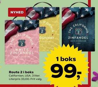 Kvickly Route 2 i boks tilbud