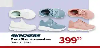 Kvickly Dame Skechers sneakers tilbud
