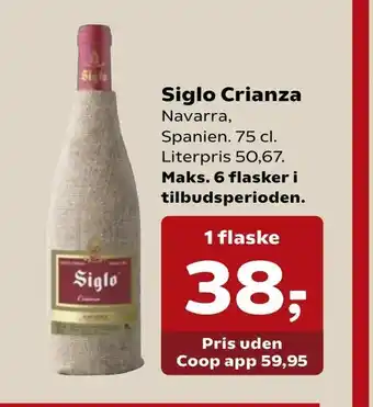Kvickly Siglo Crianza tilbud