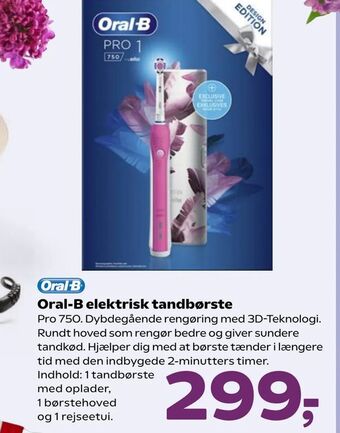 Kvickly Oral-B elektrisk tandbørste tilbud