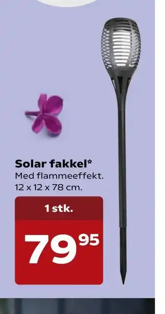 Solar fakkel
