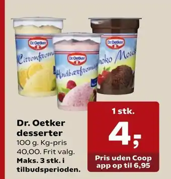 SuperBrugsen Dr. Oetker desserter tilbud