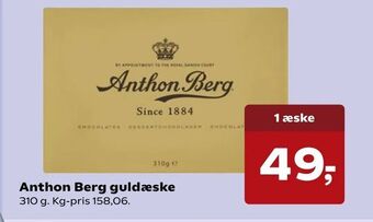 SuperBrugsen Anthon Berg guldæske tilbud