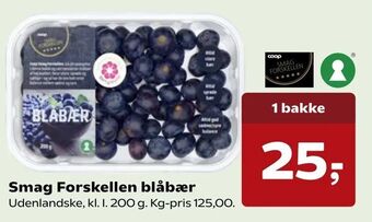 SuperBrugsen Smag Forskellen blåbær tilbud