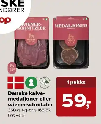 Danske kalvemedaljoner eller wienerschnitzler
