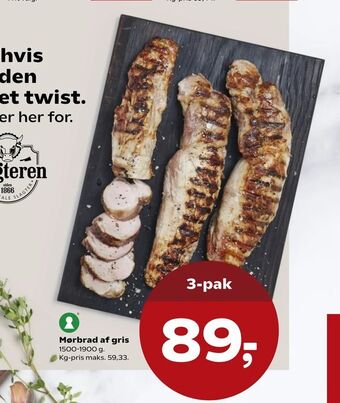 Mørbrad af gris