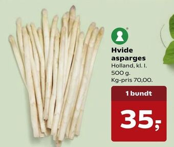 SuperBrugsen Hvide asparges tilbud