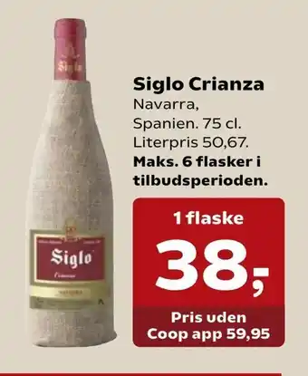 SuperBrugsen Siglo Crianza tilbud