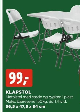 jem & fix Klapstol tilbud