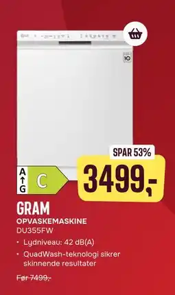 Skousen OPVASKEMASKINE tilbud