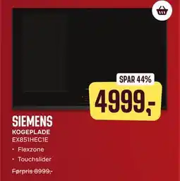 Skousen SIEMENS KOGEPLADE tilbud