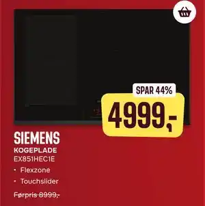 Skousen SIEMENS KOGEPLADE tilbud