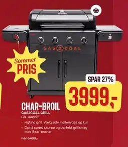 Skousen CHAR-BROIL GAS2COAL GRILL tilbud