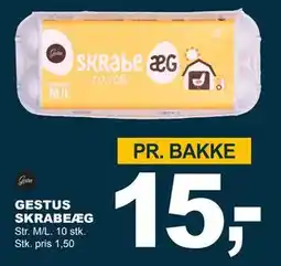 Let-Køb GESTUS SKRABEÆG tilbud