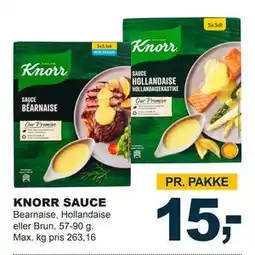 Let-Køb KNORR SAUCE tilbud