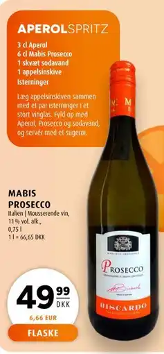 Scandinavian Park APEROL SPRITZ MABIS PROSECCO tilbud