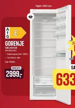 Skousen KØLESKAB tilbud