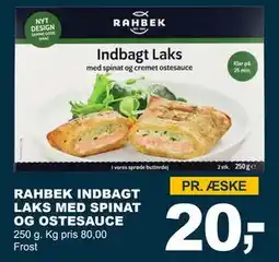 Let-Køb RAHBEK INDBAGT LAKS MED SPINAT OG OSTESAUCE tilbud