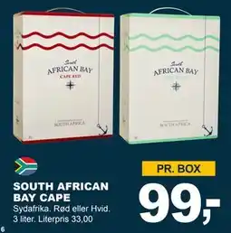 Let-Køb SOUTH AFRICAN BAY CAPE tilbud