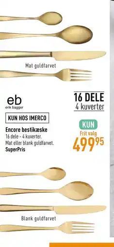 Imerco Encore bestikæske tilbud