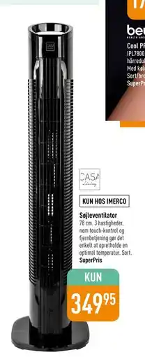 Imerco Søjleventilator tilbud